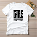 Half Sleeve t-shirt print Chase Your Dreams