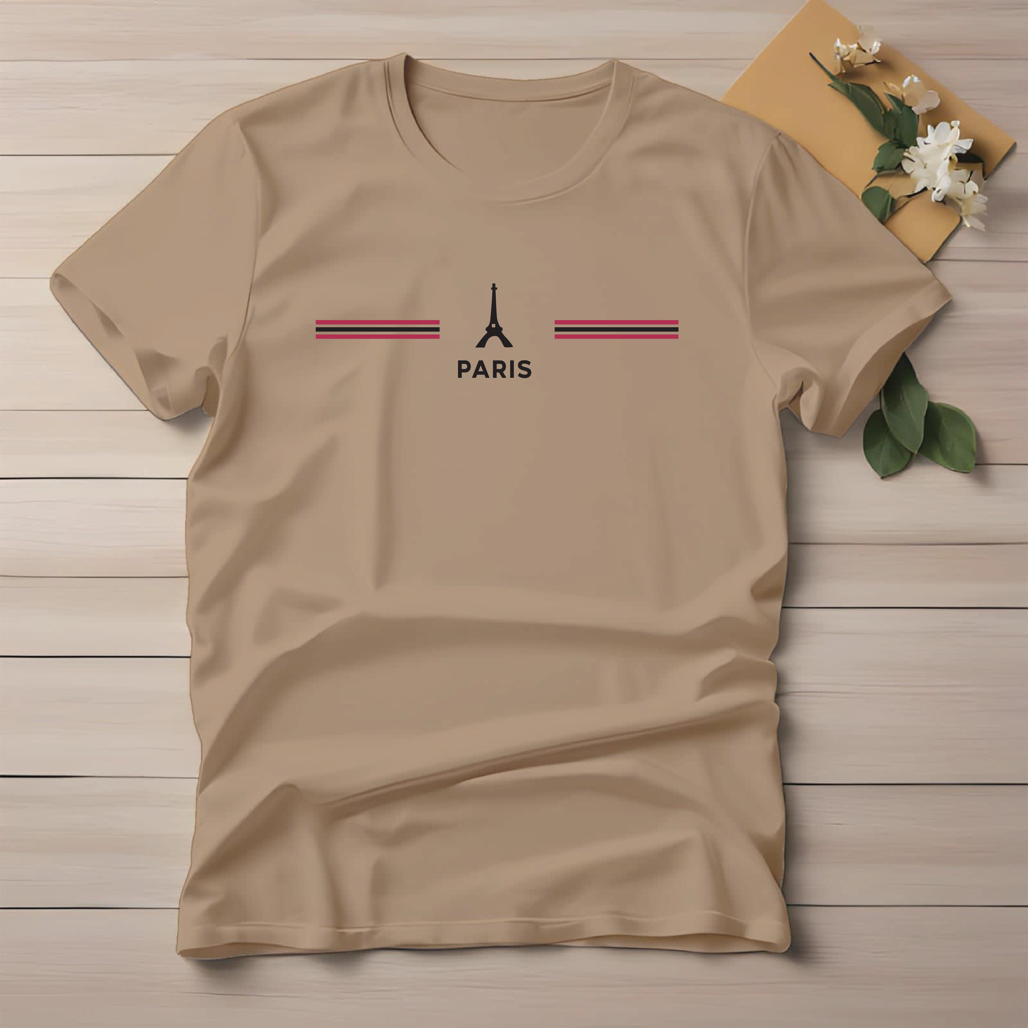Half Sleeve t-shirt print PARIS