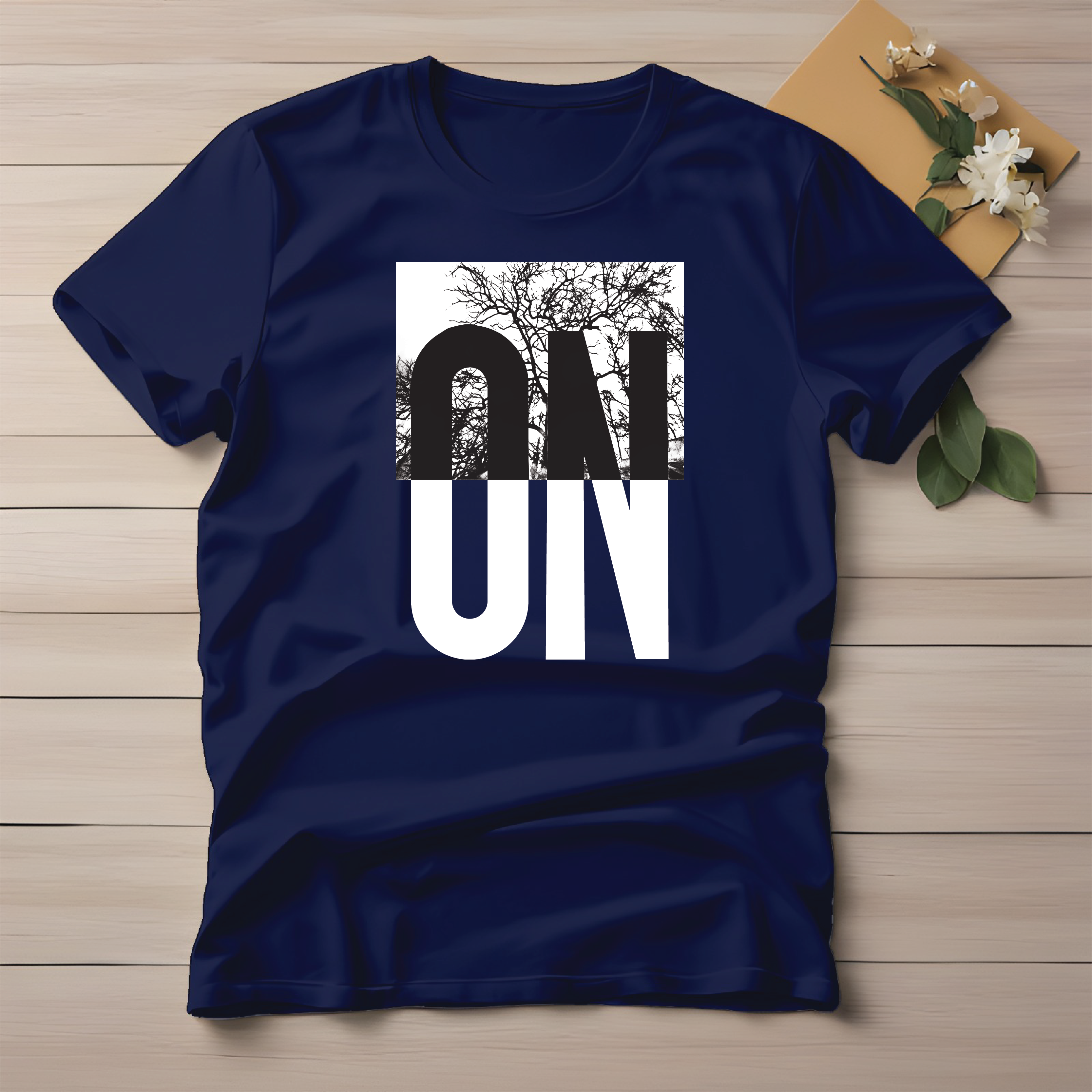 Half Sleeve t-shirt print ON