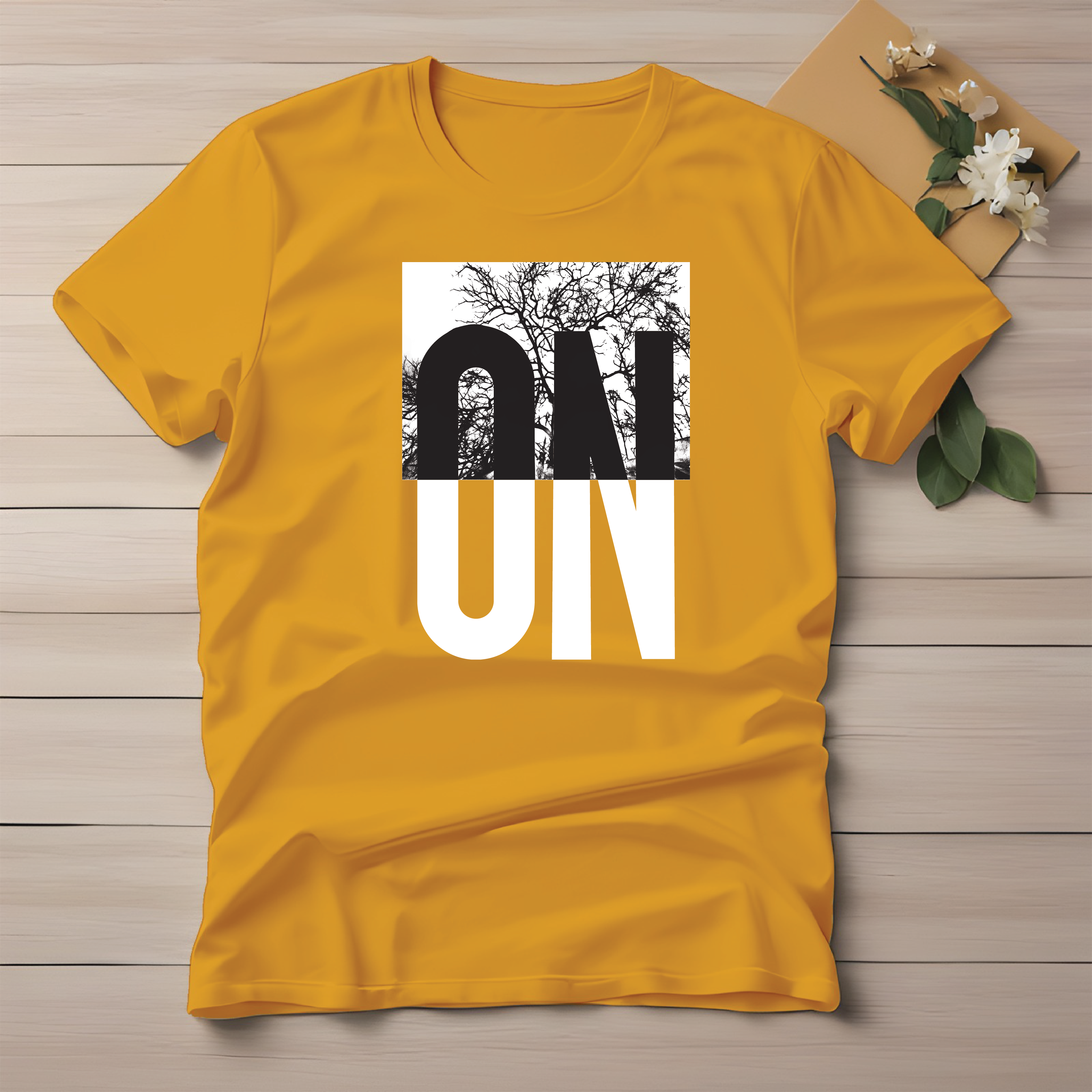 Half Sleeve t-shirt print ON