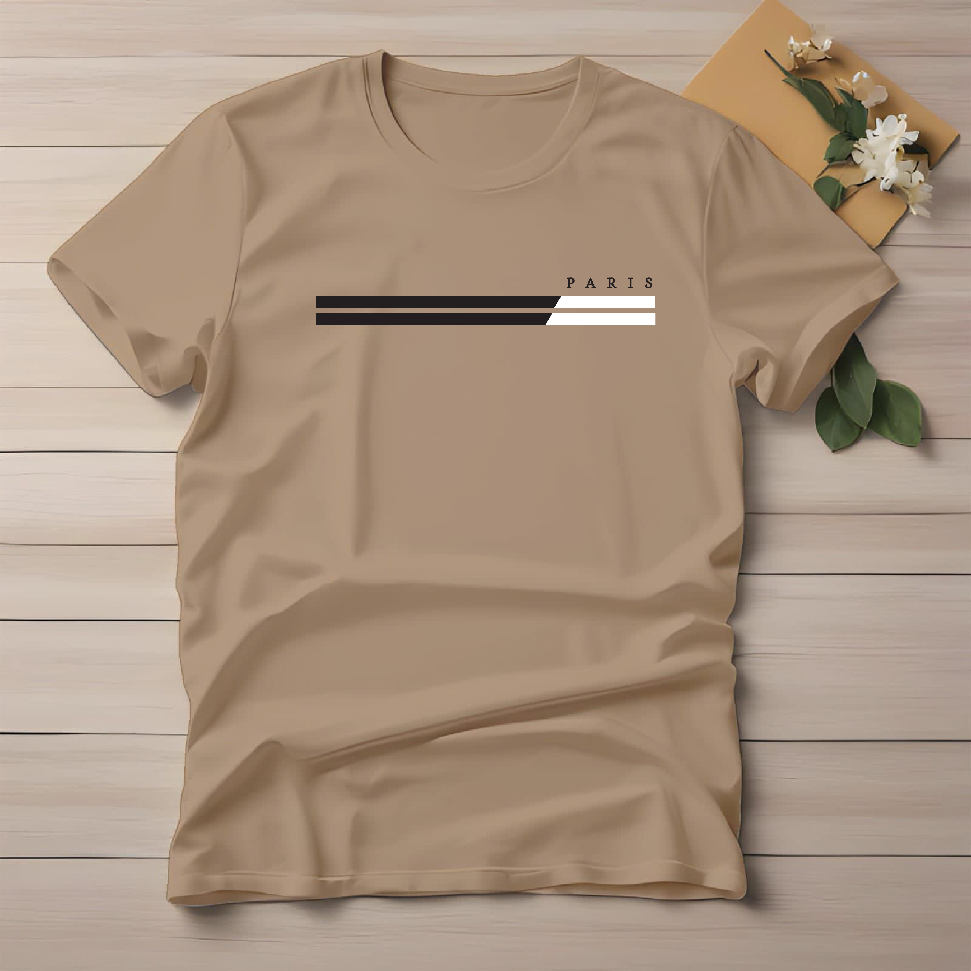 Half Sleeve t-shirt print PARIS 2 LINE