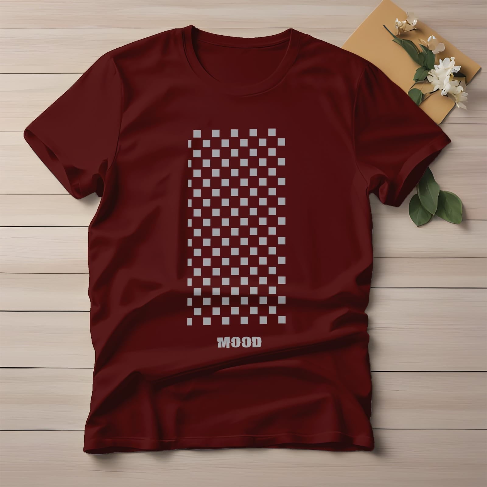 Half Sleeve t-shirt print MOOD