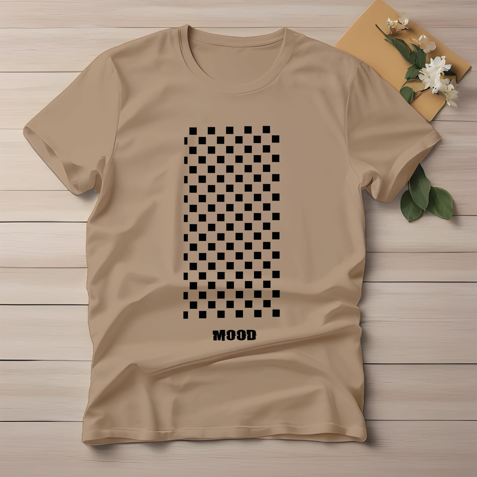 Half Sleeve t-shirt print MOOD